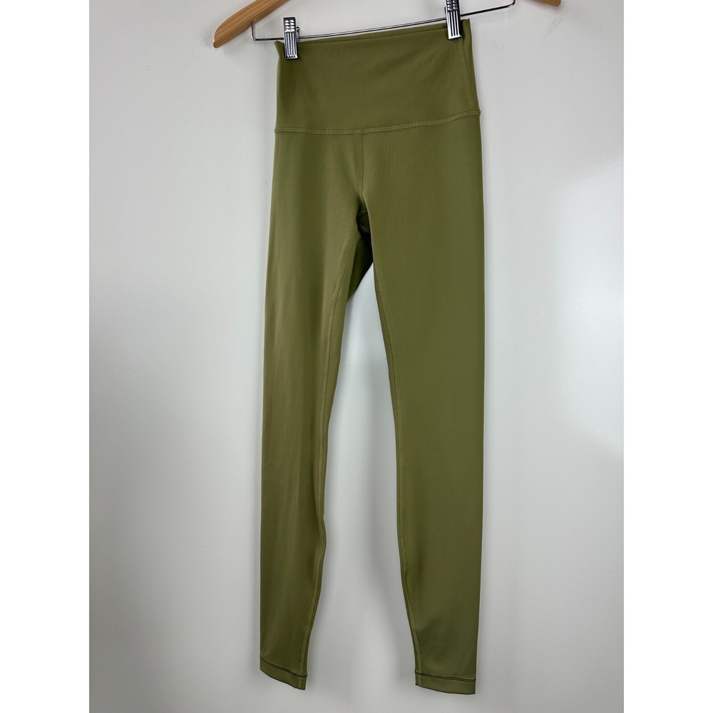 Lululemon Wunder Under High Rise Tight Full on Luxtreme Bronze Green Size 2 - Picture 3 of 9